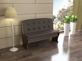 Скамья Ника-6 NEW Макси Венге к/з Арабика | фото